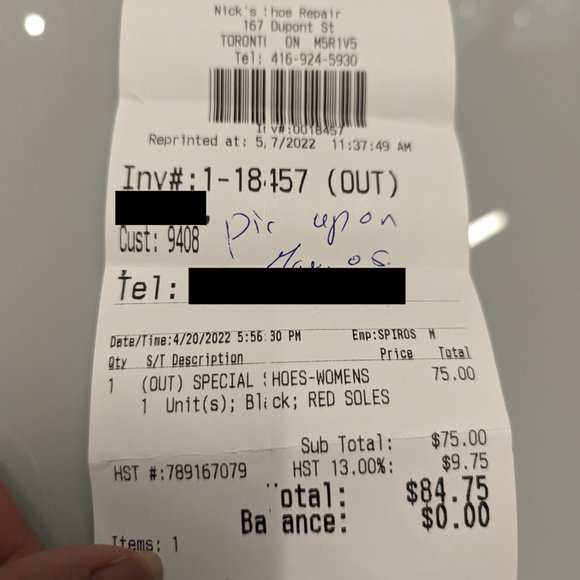 Christian Louboutin - Very Prive Black Patent Leather Heels in 37.5 120mm (EUC) - Picture 11 of 11